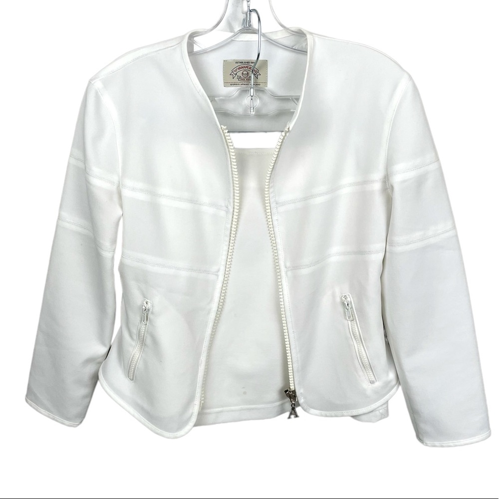 VINTAGE Armani Jeans White Skirt Set